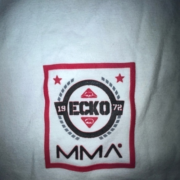 Men’s White Eckō Shirt Size Large - Picture 5 of 7